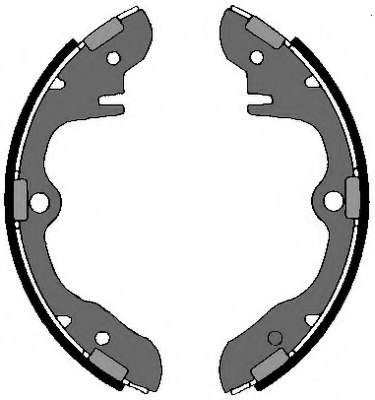 VEMA 84173 Brake Shoe Set